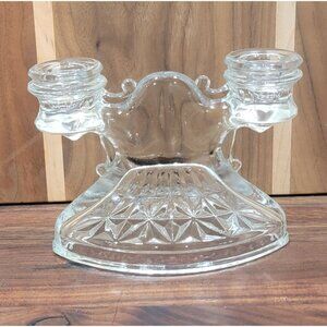 Vintage L.E. Smith 2-light Candleholder